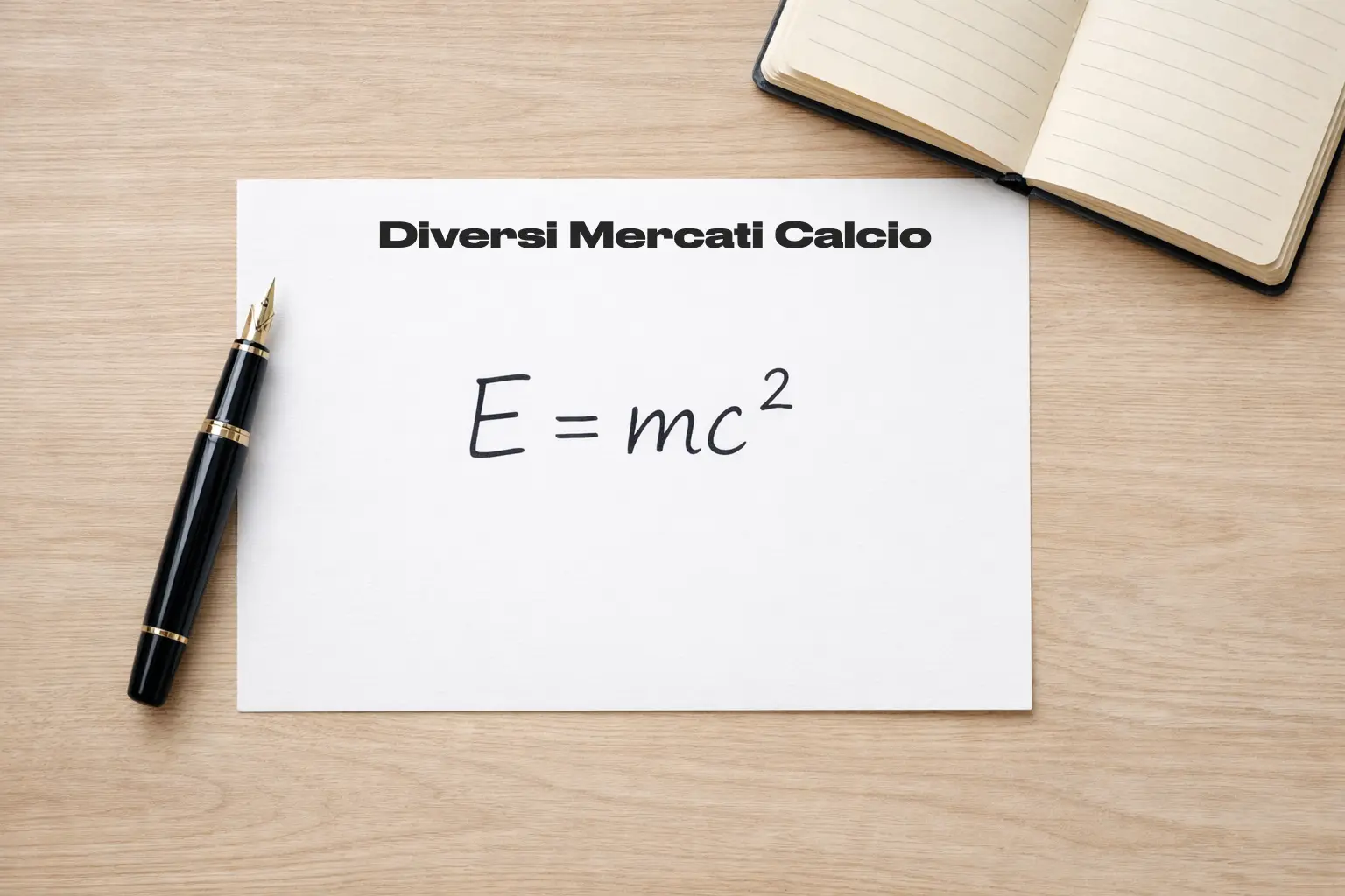 Foglio con formule matematiche per calcolo value bet nel betting